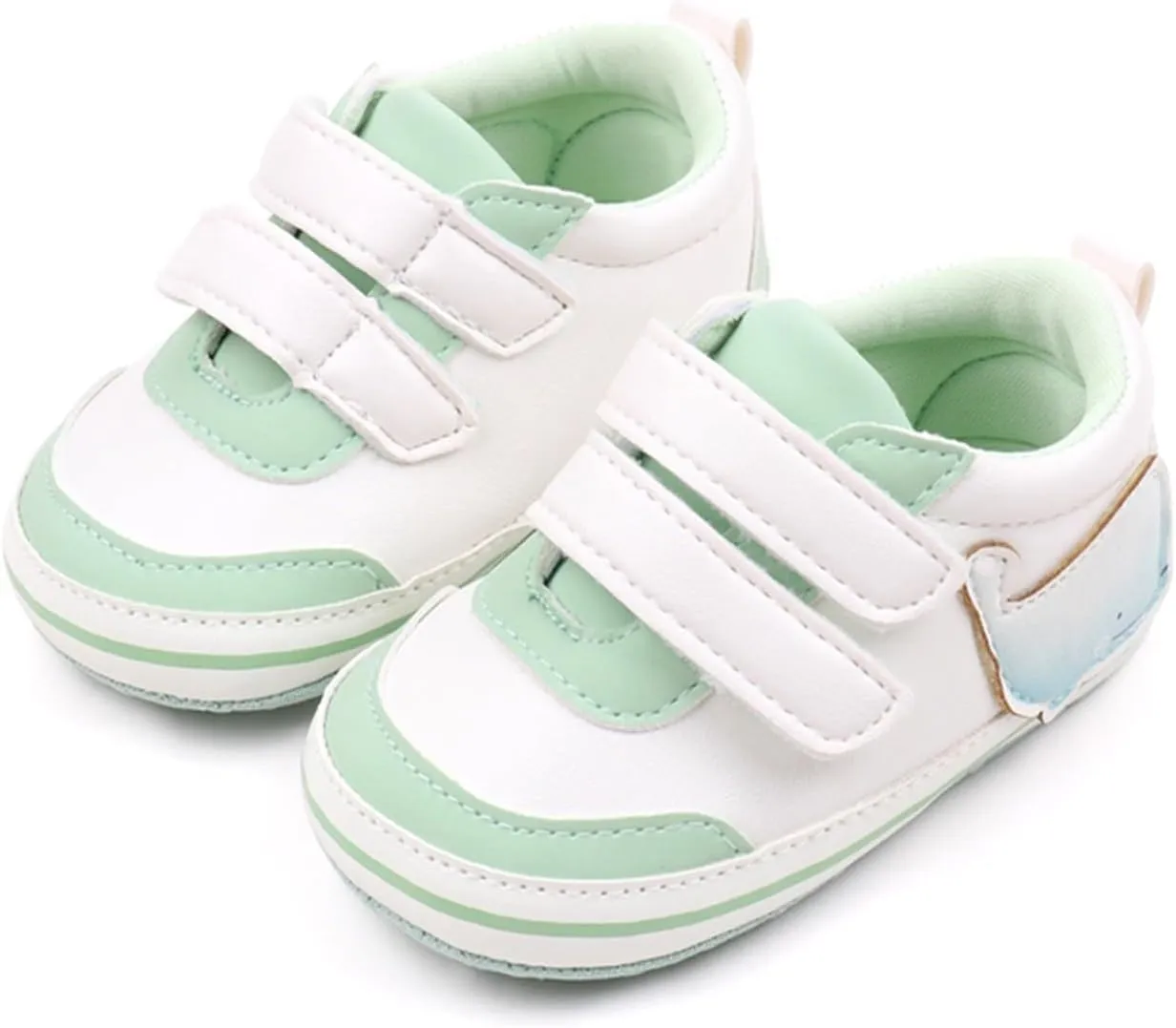 Toddler Boys Shoes Baby Soft Sole Patchwork Sneaker Kid Breathable Hook Loop Non Slip Walking Floor Casual Shoes