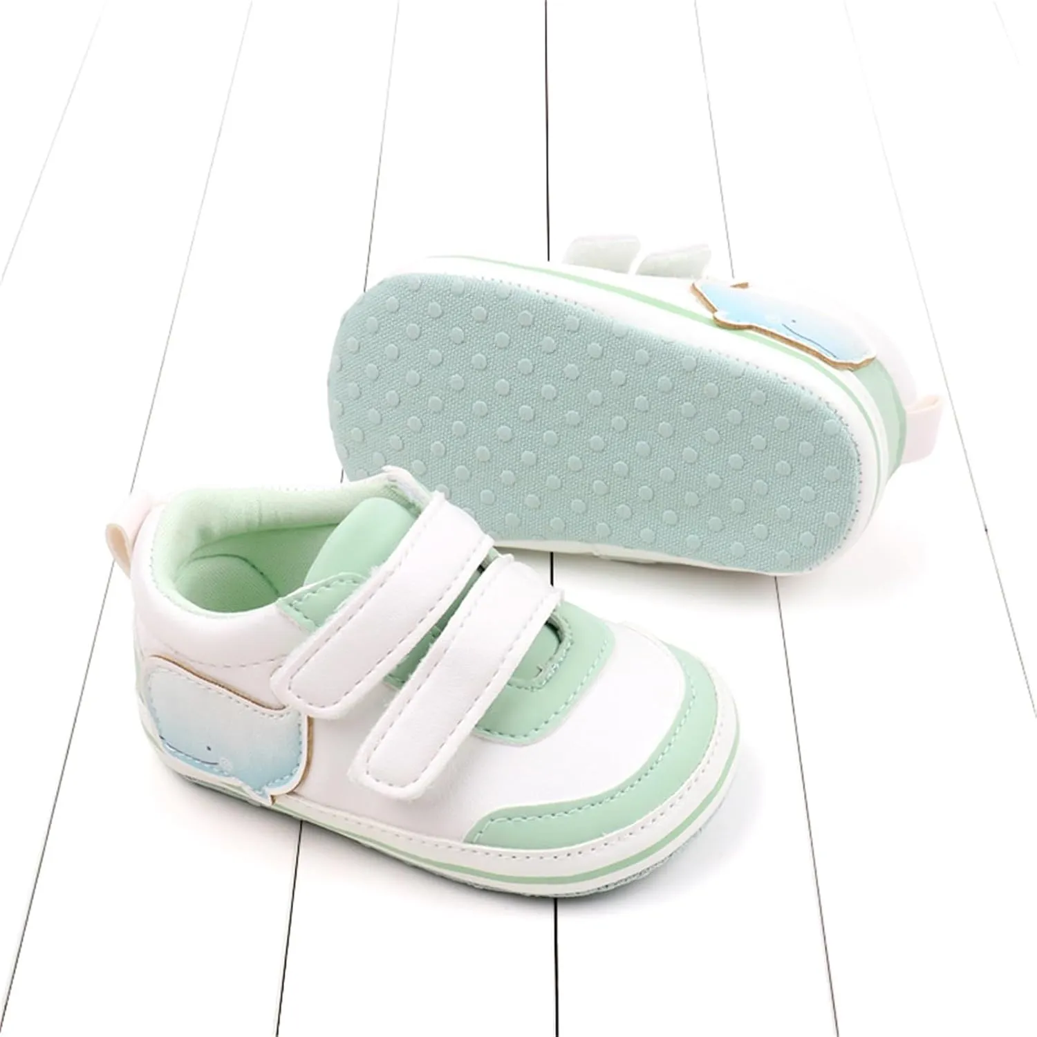 Toddler Boys Shoes Baby Soft Sole Patchwork Sneaker Kid Breathable Hook Loop Non Slip Walking Floor Casual Shoes