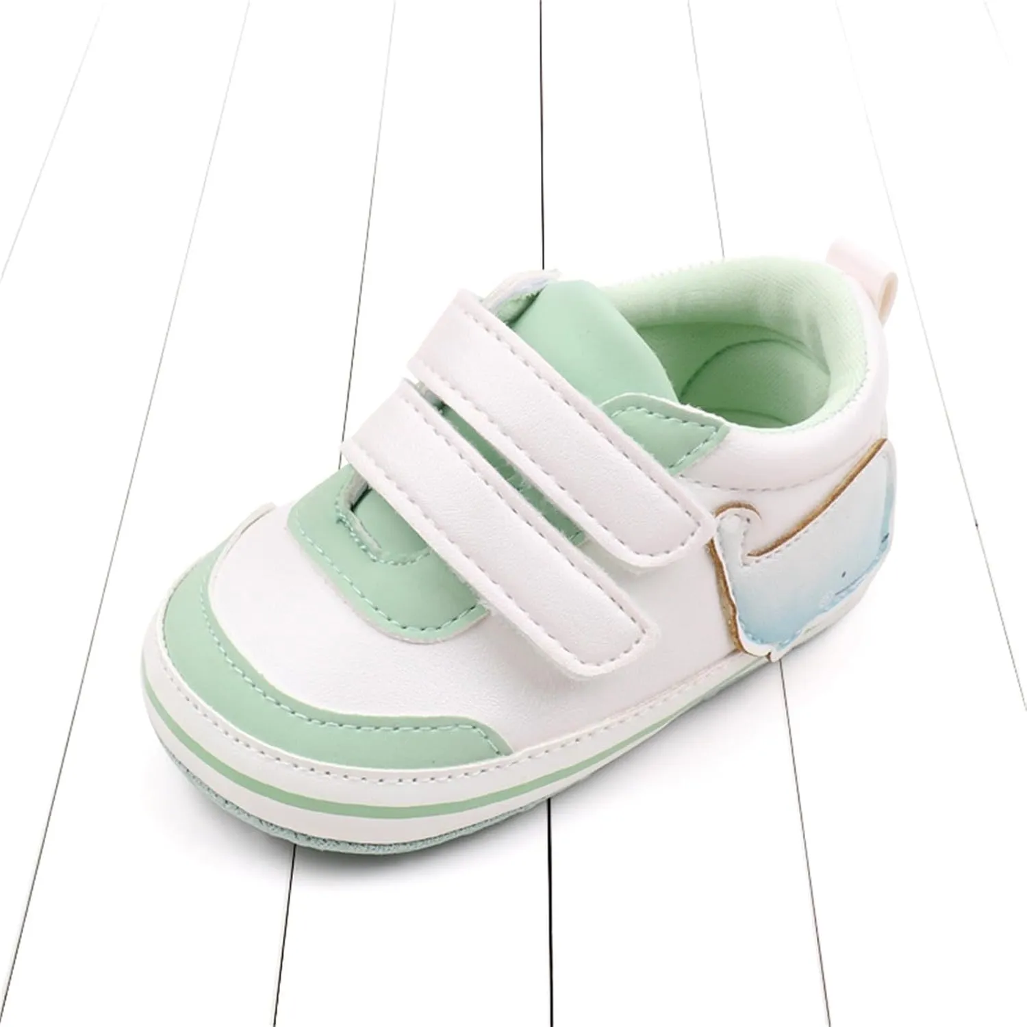 Toddler Boys Shoes Baby Soft Sole Patchwork Sneaker Kid Breathable Hook Loop Non Slip Walking Floor Casual Shoes