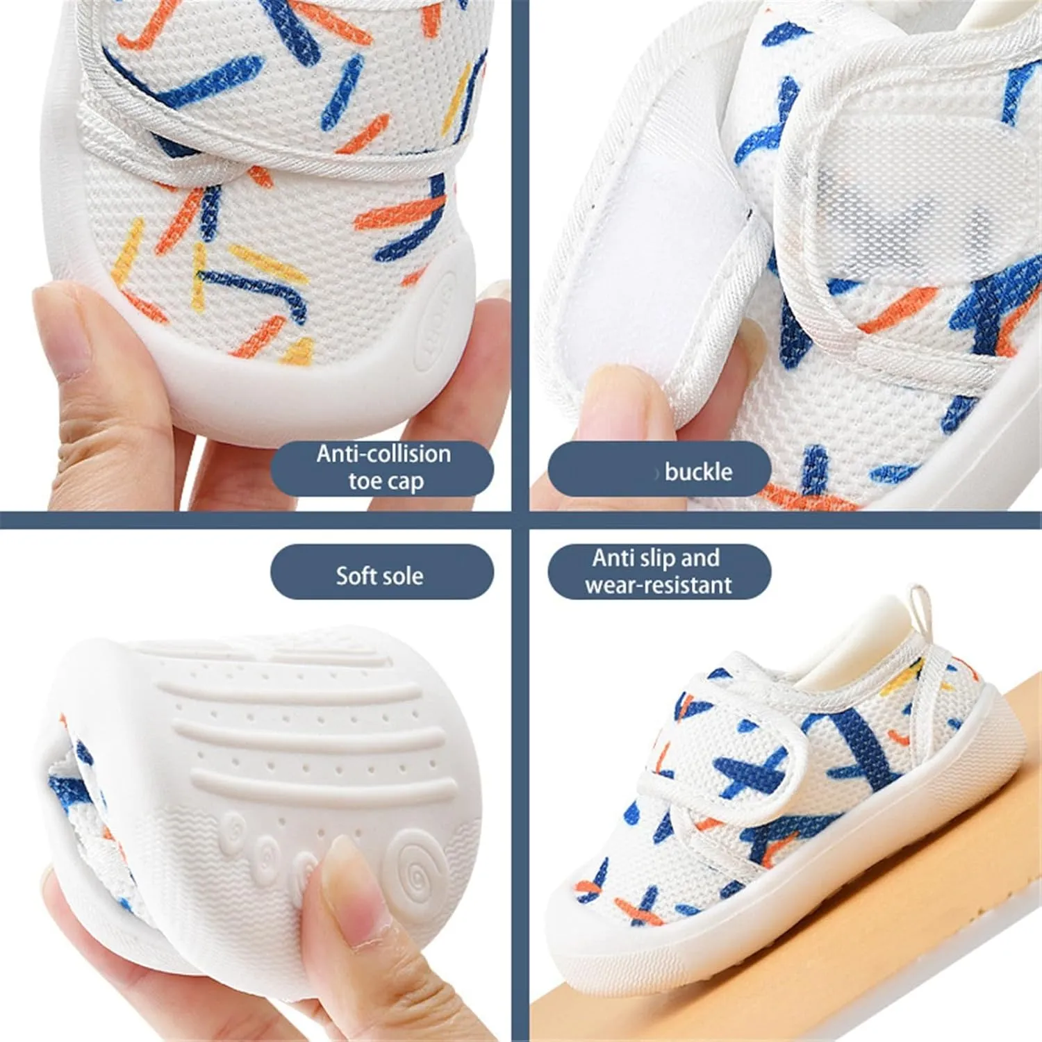 Toddler Boys Shoes Toddler Boys Girls Sneakers Spring and Autumn Soft Soled Anti Slip 6 Wide Toddler Shoes Girl