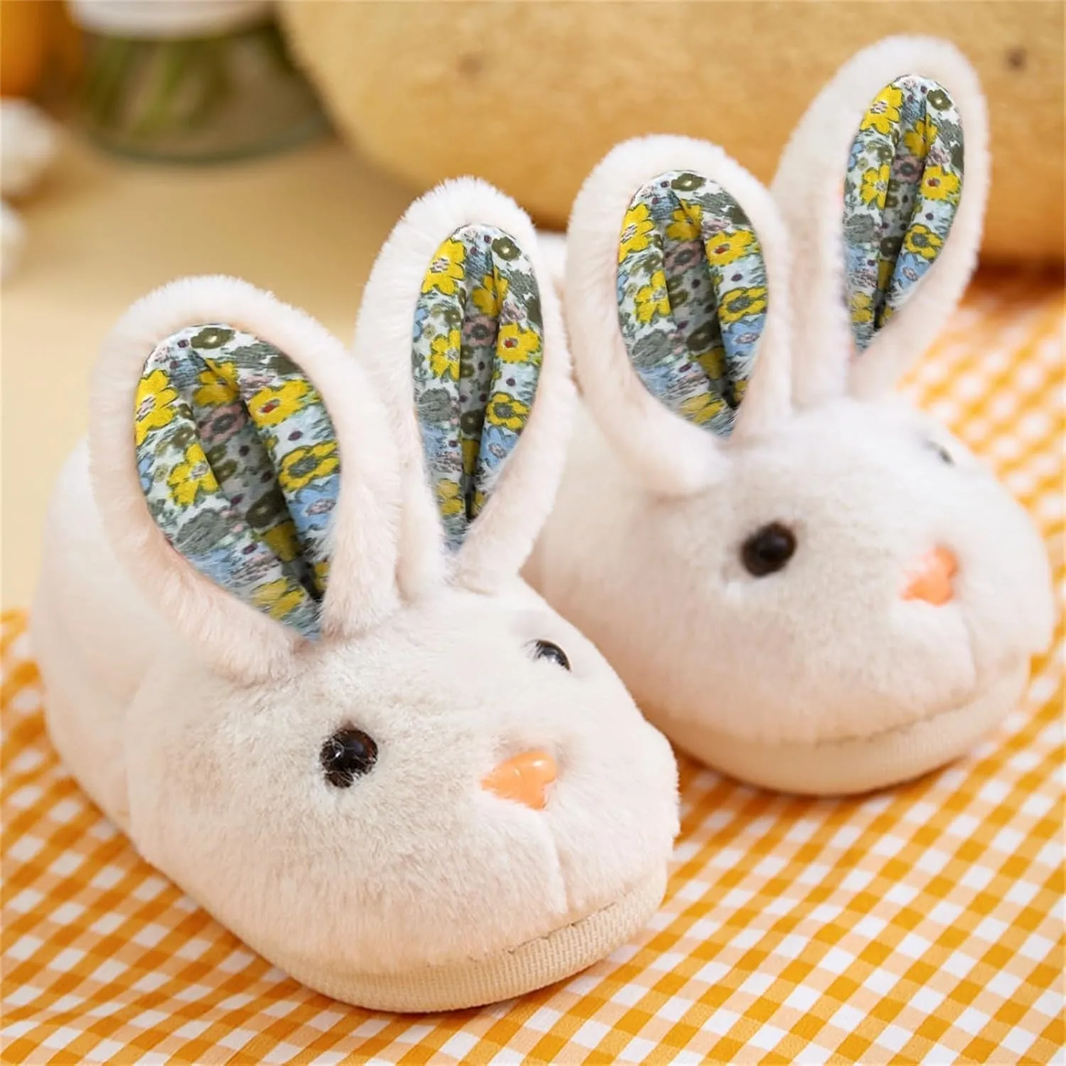 Toddler Bunny Slippers For Girls Boys Winter Warm House Shoes For Kids Winter Home Slippers Indoor Non Slip Slippers
