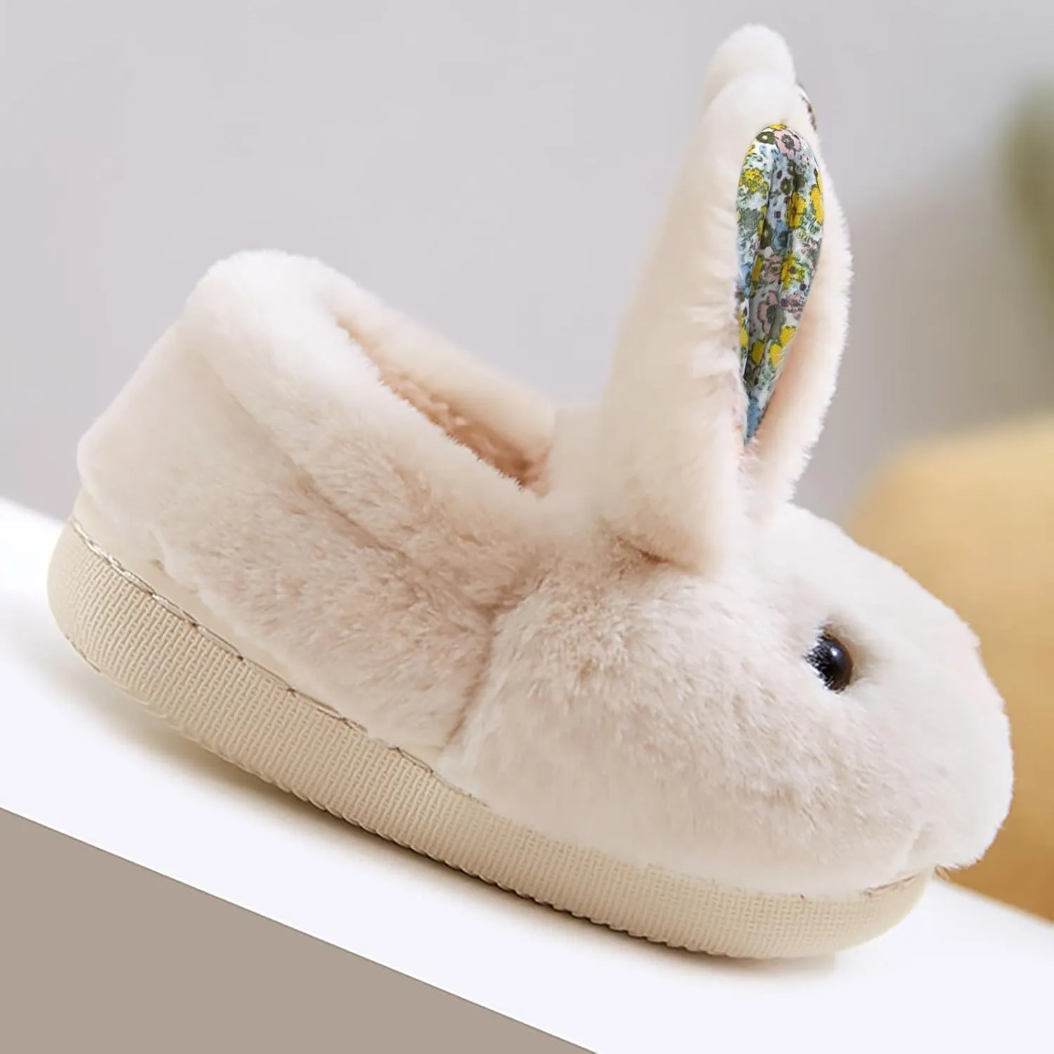 Toddler Bunny Slippers For Girls Boys Winter Warm House Shoes For Kids Winter Home Slippers Indoor Non Slip Slippers