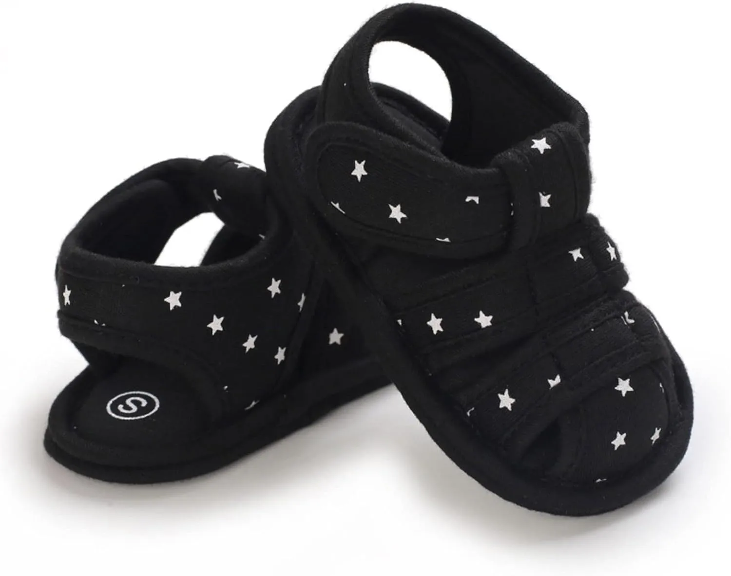Toddler Cotton Gldiator Sandals Comfy Breathable Closed Toe Flat Shoes Baby Boys Girls Indoor Infant Walking Shoes