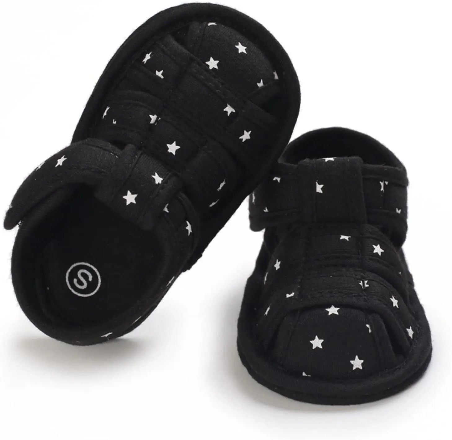 Toddler Cotton Gldiator Sandals Comfy Breathable Closed Toe Flat Shoes Baby Boys Girls Indoor Infant Walking Shoes