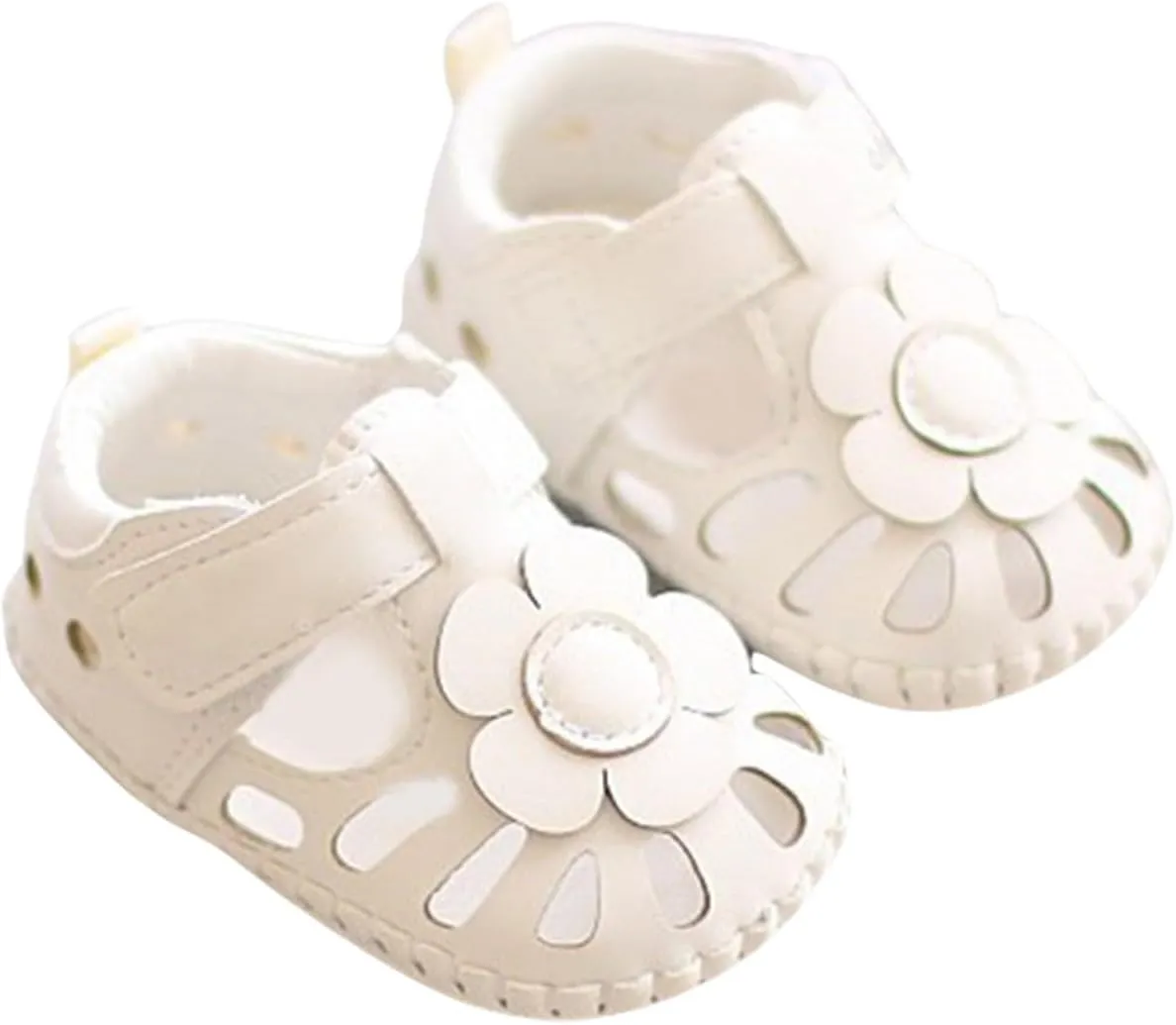 toddler dress sandal Breathable Shoes Flower Baby Soft Shoe Cover 0 To 18 Months