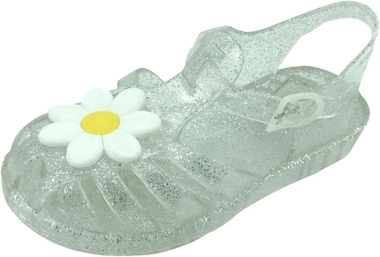 Toddler Girl Sandal Toddler Girls Shoes Breathable Shoes Flower Patterned Baby Soft Shoe Covers Beach Sandals for Girls