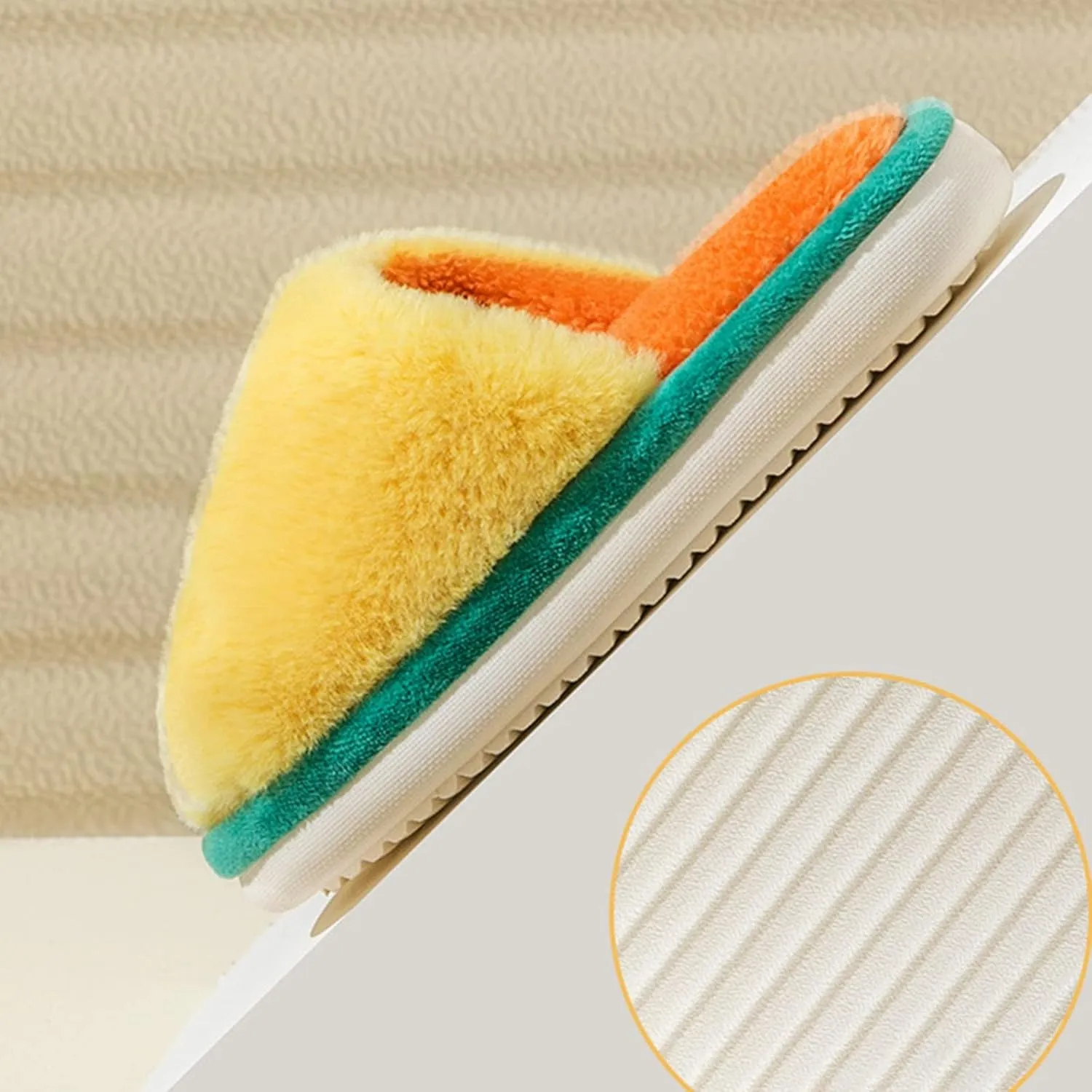 Toddler House Shoes Boys Non Slip Dinosaur Slipper Baby Plush Warm Slip On Slippers Soft Sole Baby Walking Shoes
