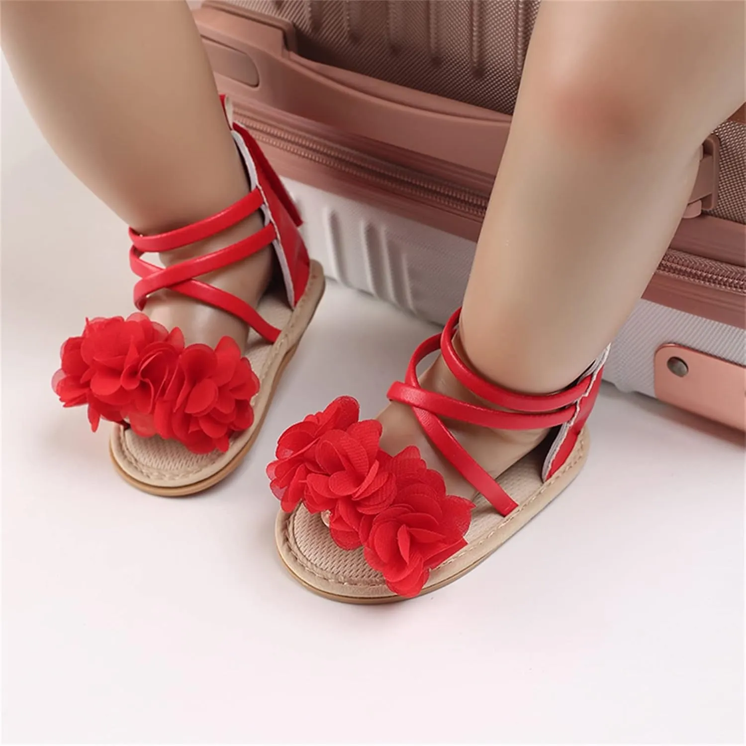 Toddler Kids Infant Girls Soild Colour Princress Shoes Sandals Soft Sole The Floor Barefoot Non Slip 5 Month Old Shoes