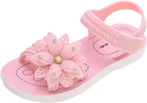 Toddler Kids Shoes Girls Sandals Summer New Soft Sole Non Slip Comfortable Fashion Princess Shoes Bow Sandals