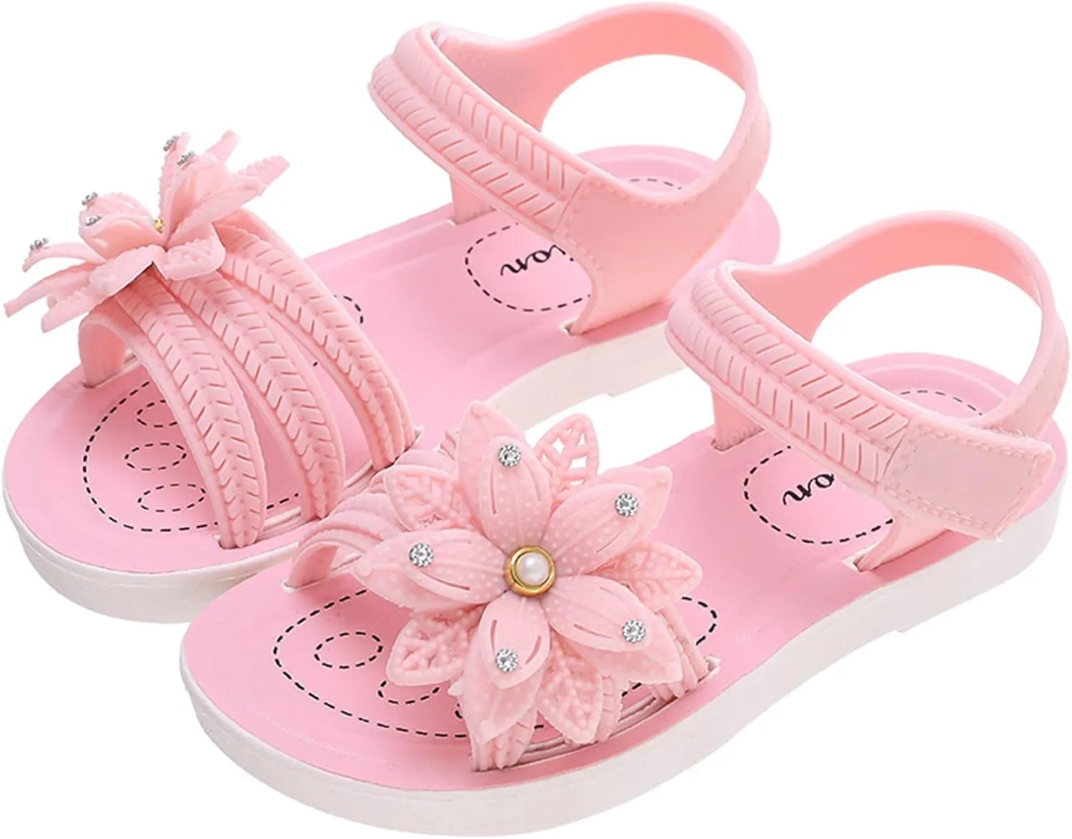 Toddler Kids Shoes Girls Sandals Summer New Soft Sole Non Slip Comfortable Fashion Princess Shoes Bow Sandals