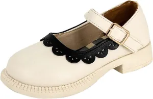 Toddler Little Child Girl's Leather Shoes Baby Soft Princess Shoes Little Girl Casual Shoes Student Single Shoes Girls