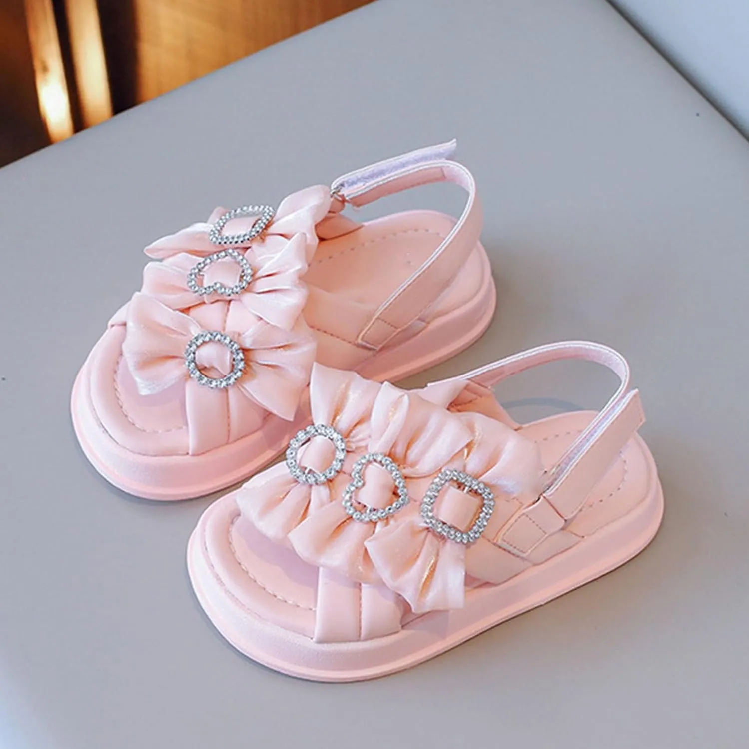 toddler size 8 sandal girls Soft Sole Shoes Fashion Girls Princess Shoes Baby Beach Shoes