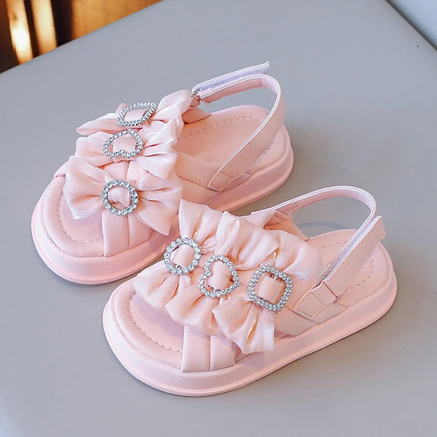 toddler size 8 sandal girls Soft Sole Shoes Fashion Girls Princess Shoes Baby Beach Shoes