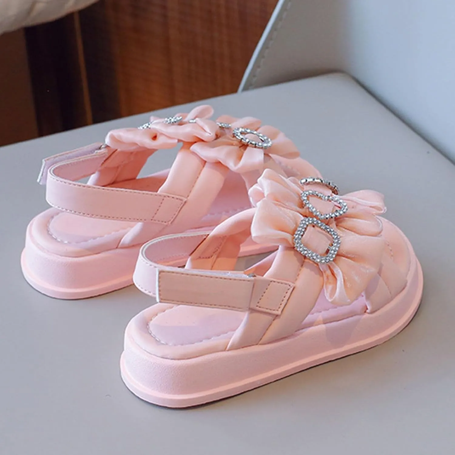 toddler size 8 sandal girls Soft Sole Shoes Fashion Girls Princess Shoes Baby Beach Shoes