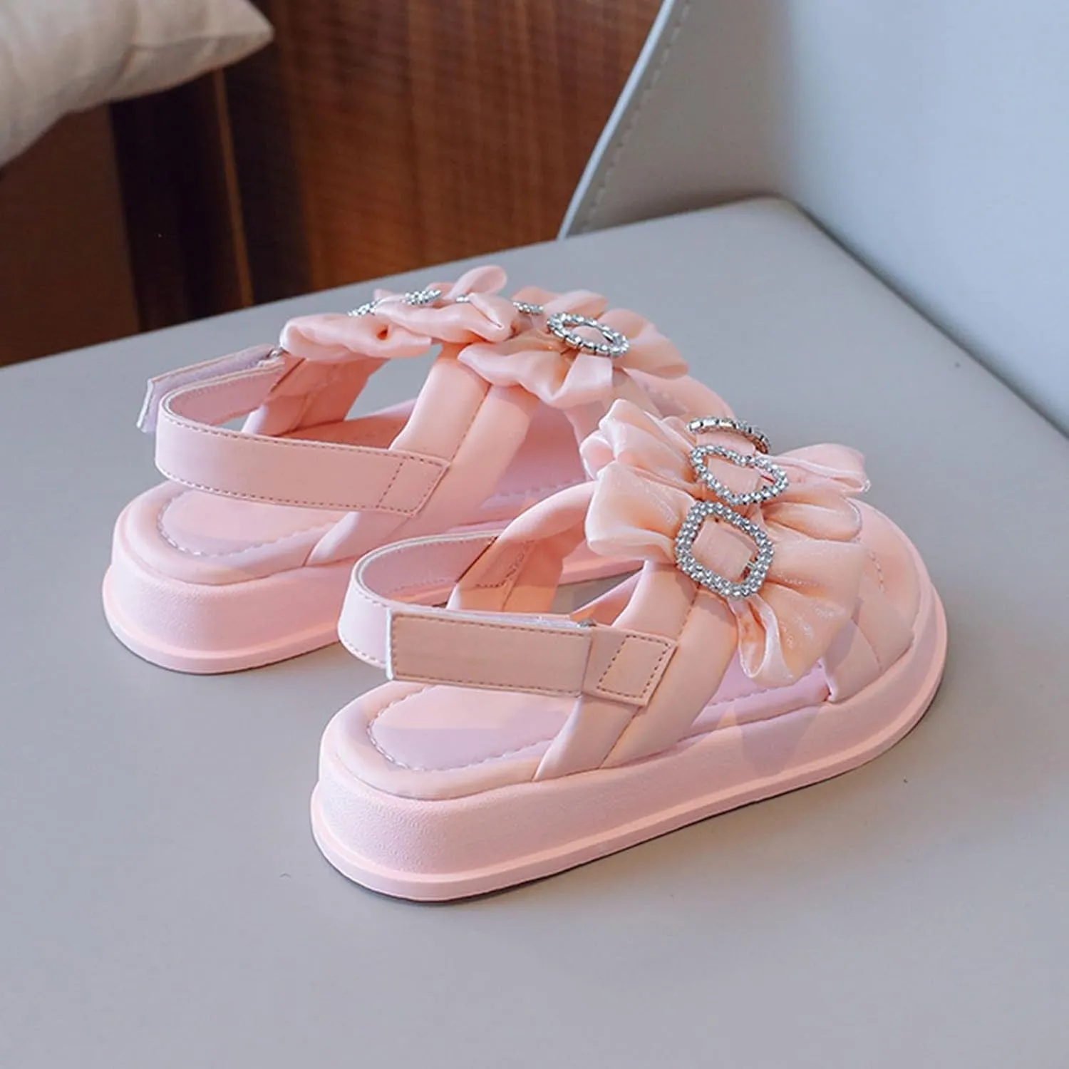toddler size 8 sandal girls Soft Sole Shoes Fashion Girls Princess Shoes Baby Beach Shoes