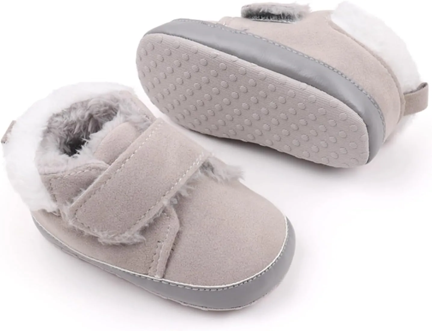 Toddler Slippers Girls Boys Non Slip Fuzzy House Shoes Soft Sole Baby Indoor Socks Walkers Boots