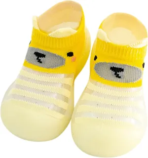 Toddler Sock Shoes,Infant Boys Girls Animal Prints Cartoon Socks Shoes Mesh The Floor Socks Non Slip Prewalker Shoes