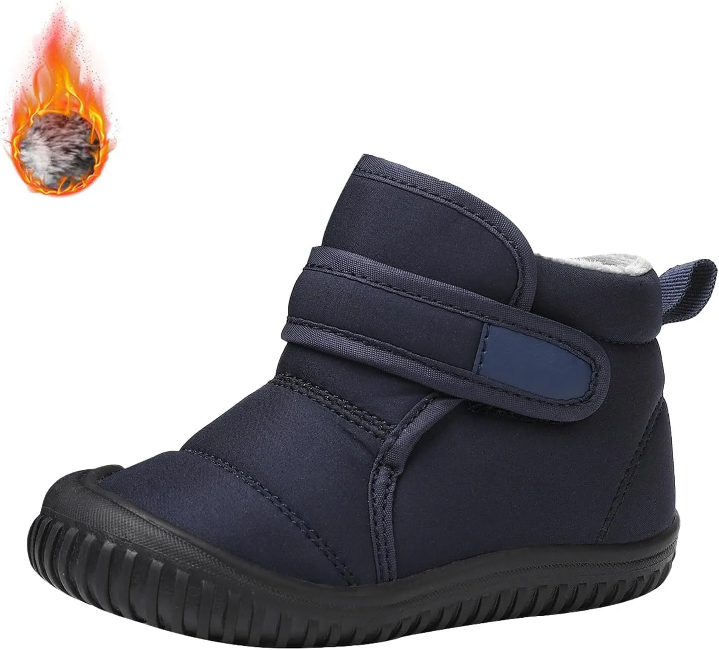 Toddler Winter Snow Boots Boys Girls Cold Weather Baby Faux Fur Shoes Toddler Soft Bottom Breathable Shoes Girls