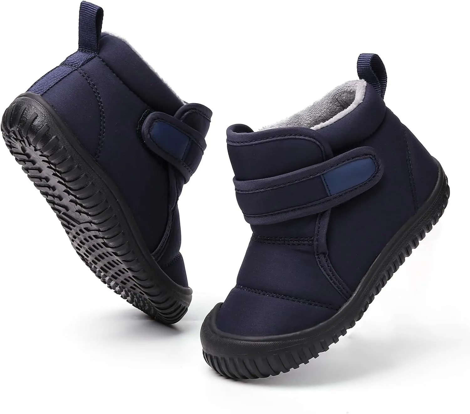 Toddler Winter Snow Boots Boys Girls Cold Weather Baby Faux Fur Shoes Toddler Soft Bottom Breathable Shoes Girls