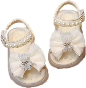 toddlers sandal For Children Wearing Beach Shoes Pearl Soft Sole