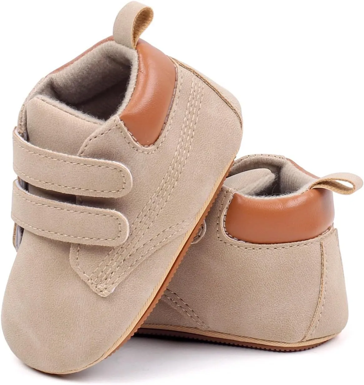 Unisex Baby Girls Boys High-top Shoes, Newborn Infant Anti-Slip Soft Sole First Walking Kids Motion Plus Sneaker
