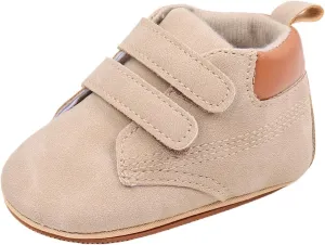 Unisex Baby Girls Boys High-top Shoes, Newborn Infant Anti-Slip Soft Sole First Walking Kids Motion Plus Sneaker
