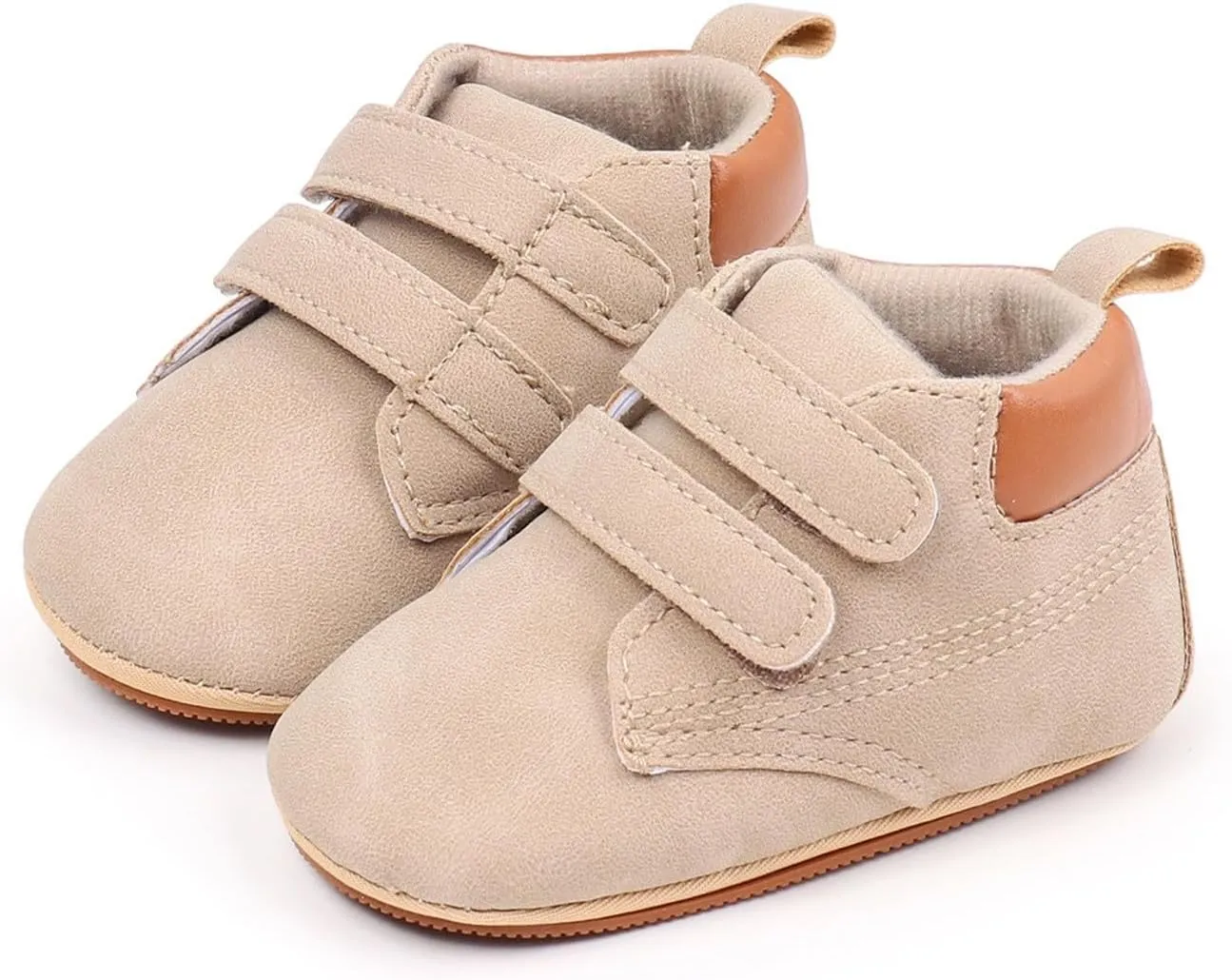 Unisex Baby Girls Boys High-top Shoes, Newborn Infant Anti-Slip Soft Sole First Walking Kids Motion Plus Sneaker