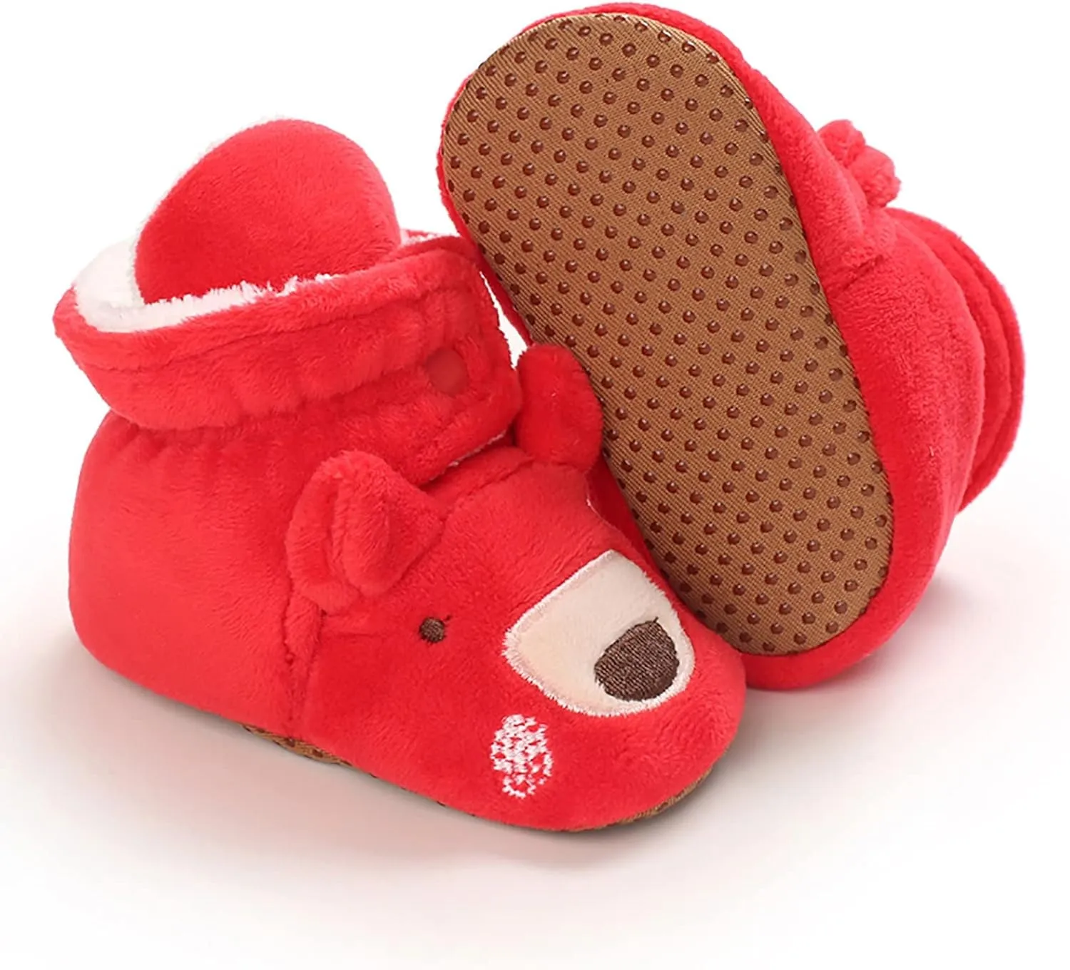 Walking Shoes Christmas Baby Cotton Boots Warm Cotton Shoes Soft Comfortable Infant Toddler Warming Soft Sole Sneakers
