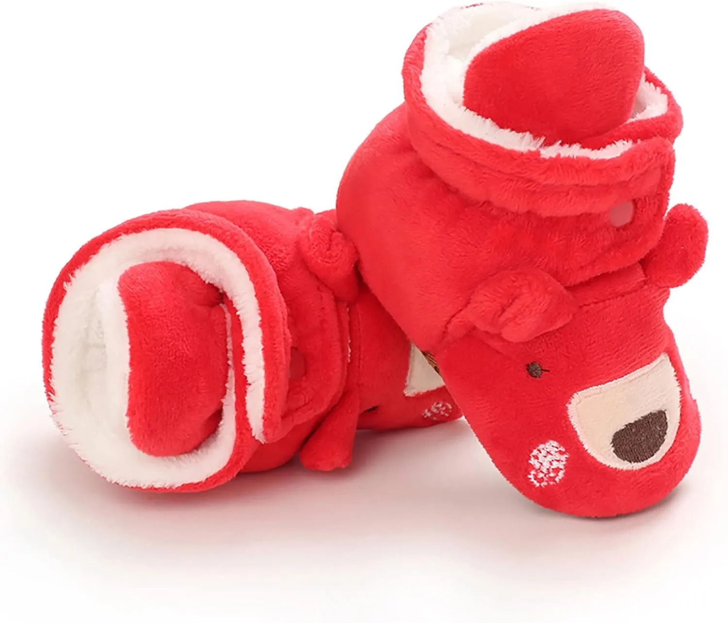 Walking Shoes Christmas Baby Cotton Boots Warm Cotton Shoes Soft Comfortable Infant Toddler Warming Soft Sole Sneakers