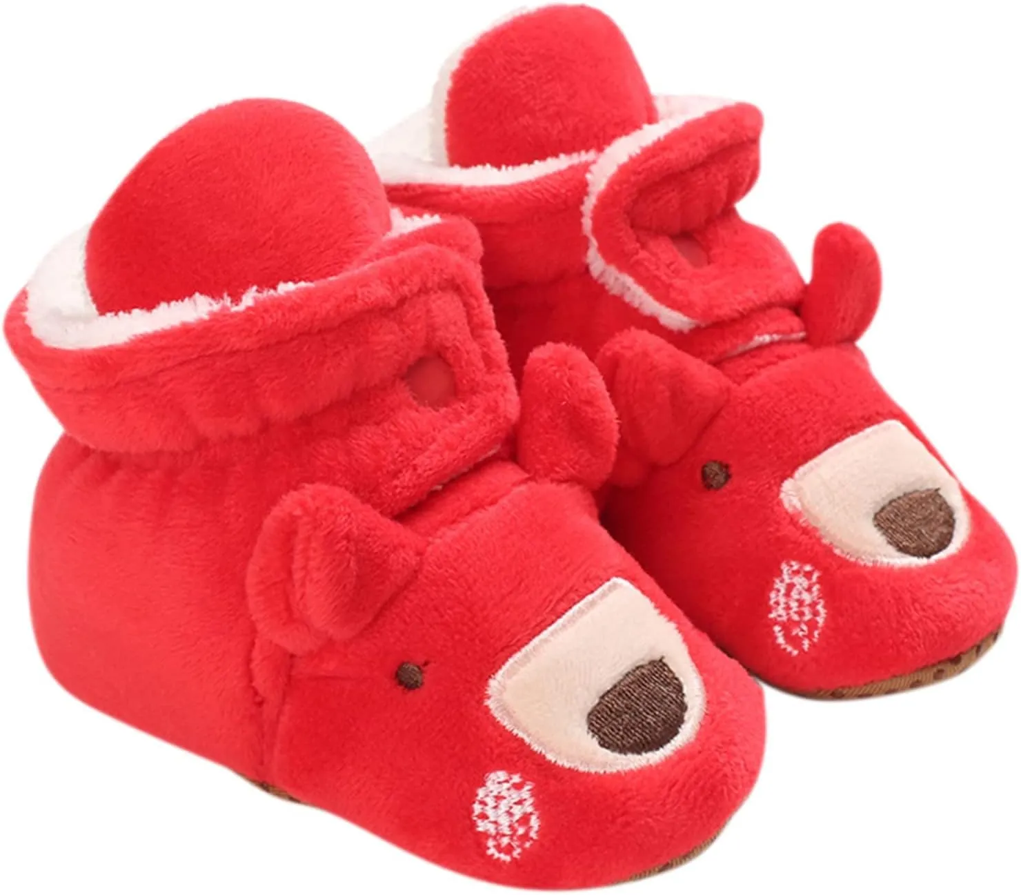 Walking Shoes Christmas Baby Cotton Boots Warm Cotton Shoes Soft Comfortable Infant Toddler Warming Soft Sole Sneakers