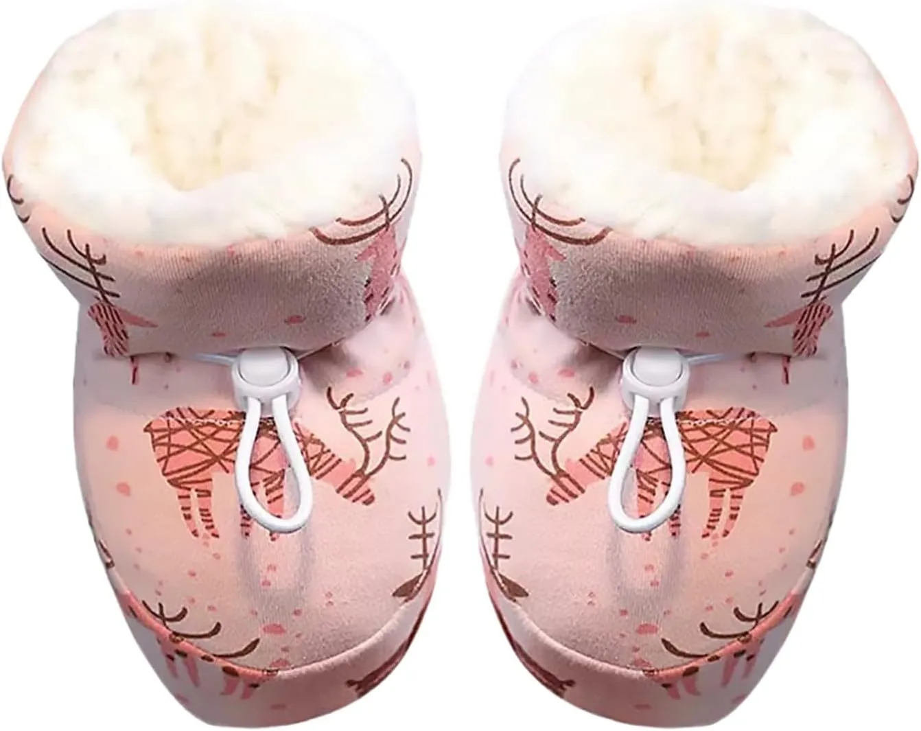 Warm Fr Baby Boots Baby Boys Girls Fleece Knit Winter Warm Snow Soft Sole rib Shoes Winter Booties for Newborn