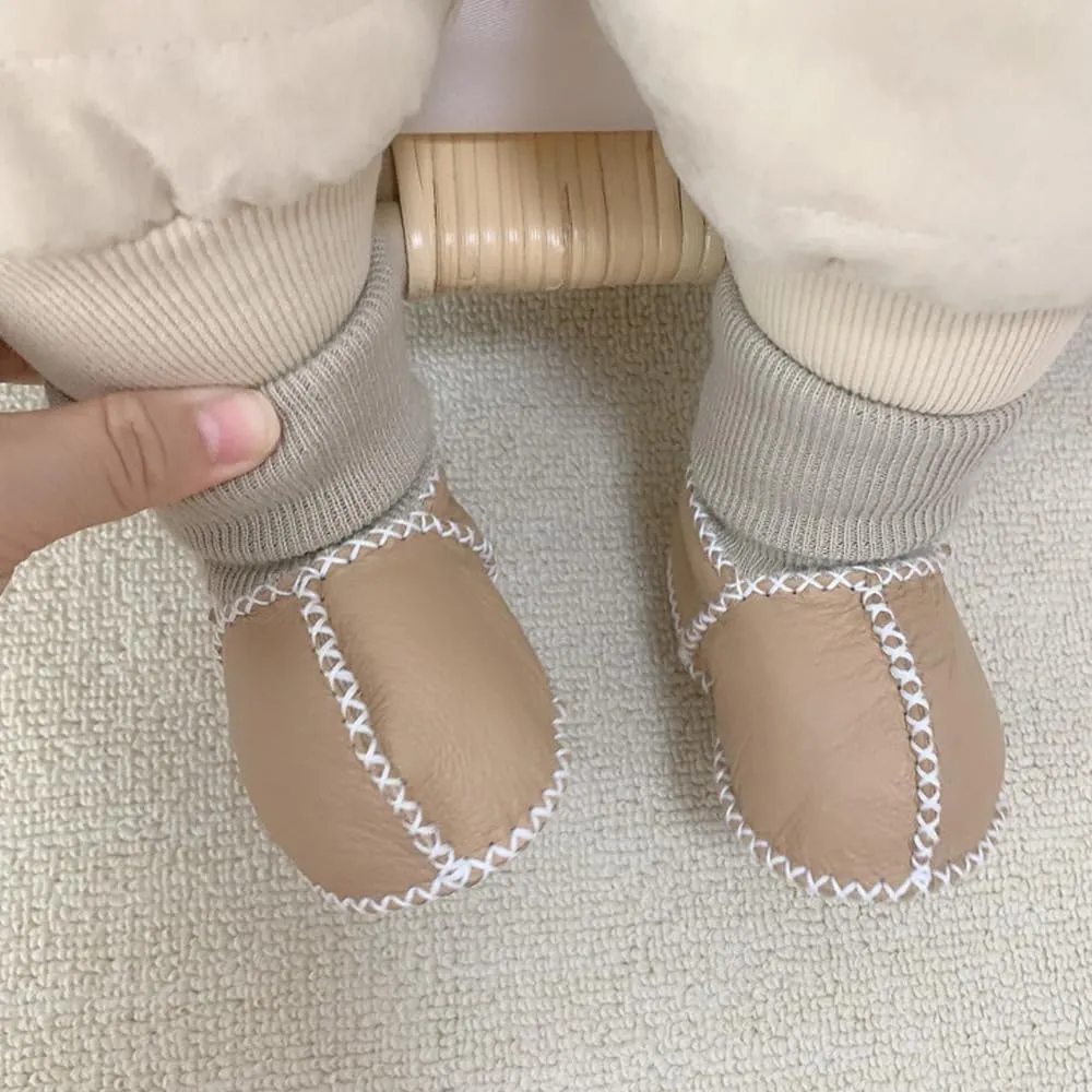 Warm Fur Baby Sock Shoes