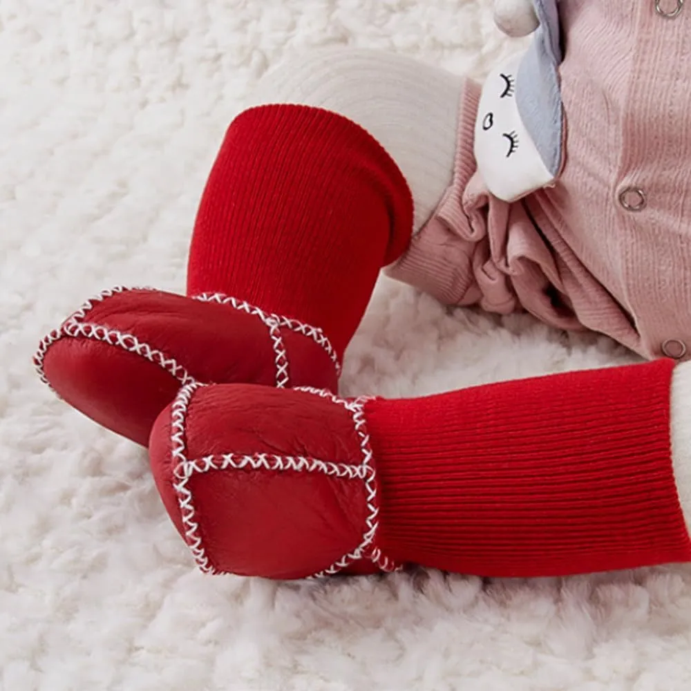 Warm Fur Baby Sock Shoes