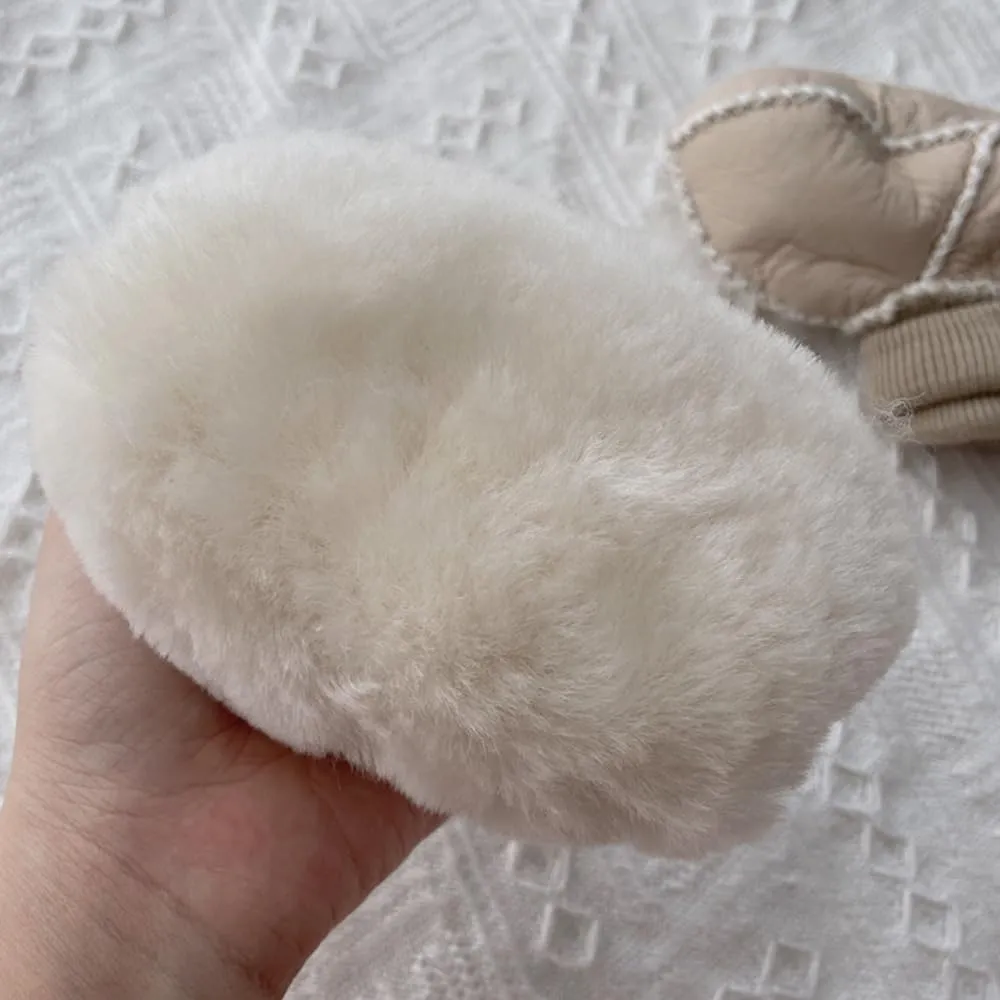 Warm Fur Baby Sock Shoes
