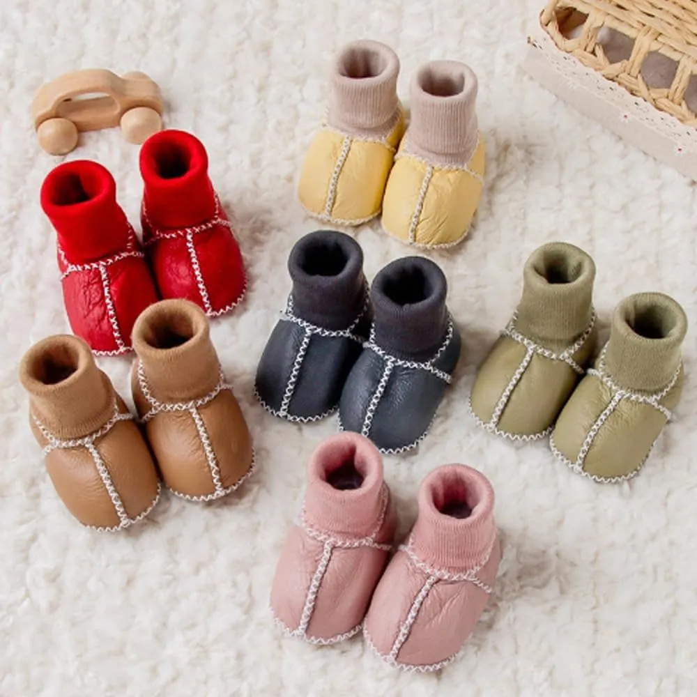 Warm Fur Baby Sock Shoes