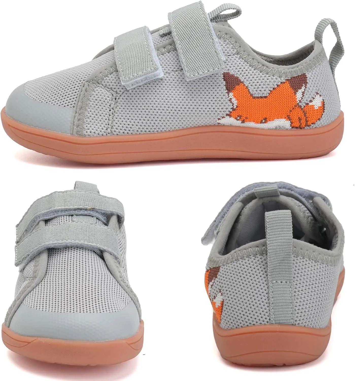 WateLves Toddler Little Kid Wide Barefoot The First Walking Shoes Girls Boys Breathable Lightweight Splay Naturally Minimalist Sneakers