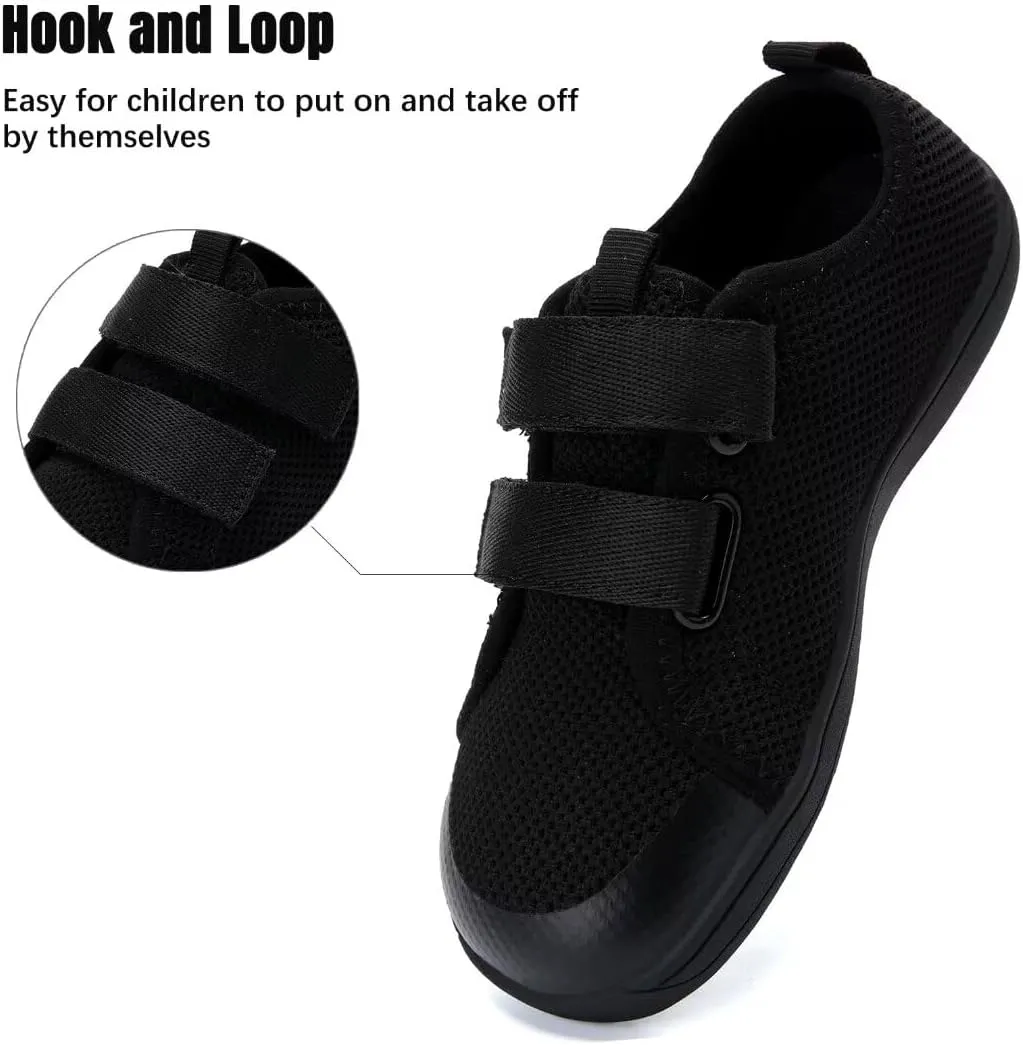 WateLves Toddler Little Kid Wide Barefoot The First Walking Shoes Girls Boys Breathable Lightweight Splay Naturally Minimalist Sneakers