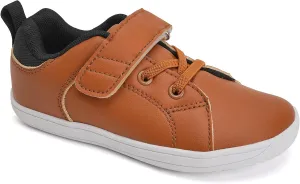 WateLves Toddler Little Kid Wide Barefoot The First Walking Shoes Girls Boys Leather Uniform Dress Shoes Lightweight Splay Naturally Minimalist Sneakers