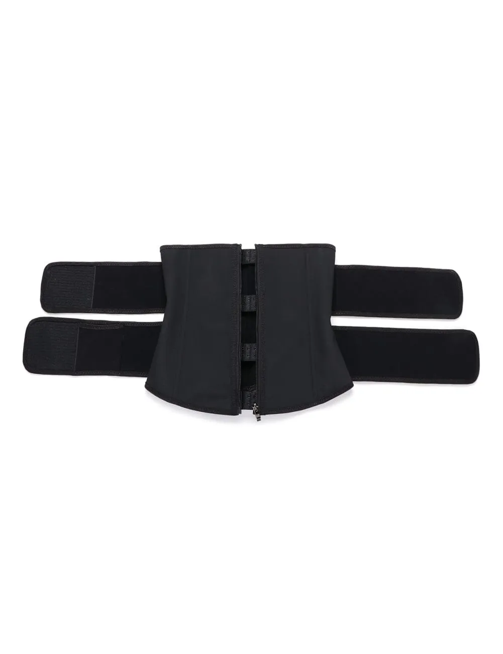 Wholesale Plus Size Latex Double Belt Waist Trainer 7 Steel Bones Built-in Clips Inside