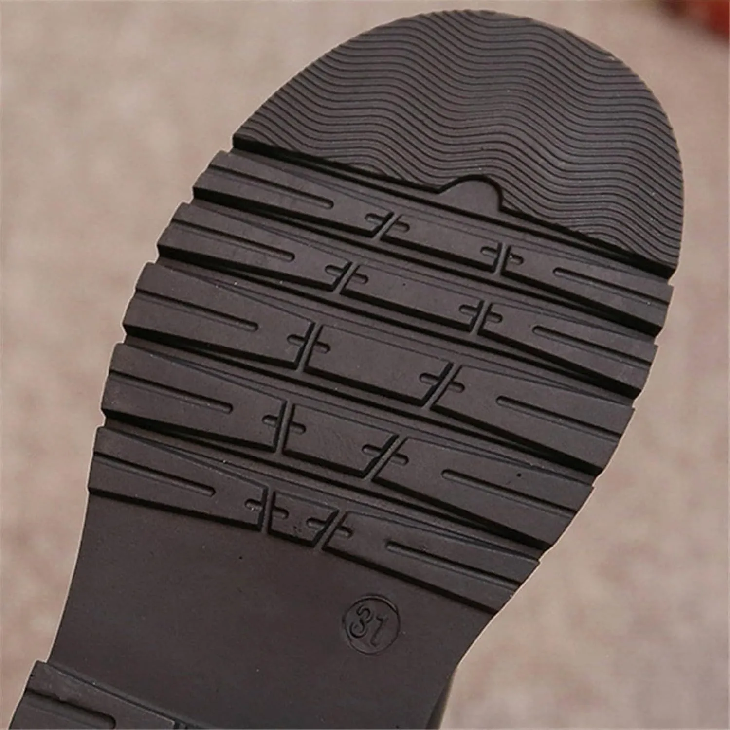 Winter Girls' Ankle Boots Big Kids Back Zipper Sheep Boots Warm Non Slip Shoes Long Boots High Boots Outdoor Christmas Shoes