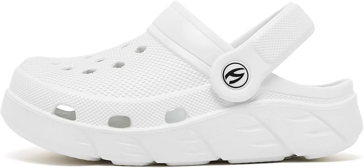 WOUEOI Boys Girls Garden Shoes Toddler Cartoon Slides Sandals Kids Clogs